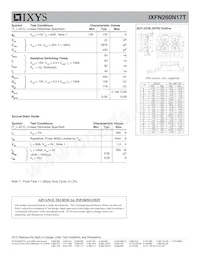 IXFN260N17T Datasheet Page 2