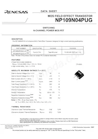 NP109N04PUG-E1-AY Datasheet Page 3