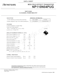 NP110N04PUG-E1-AY Datenblatt Seite 3