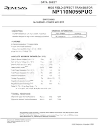 NP110N055PUG-E1-AY Datasheet Pagina 3