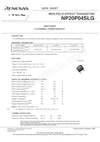 NP20P04SLG-E1-AY Datasheet Page 3