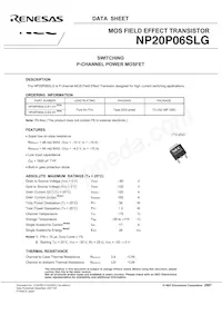 NP20P06SLG-E1-AY Datasheet Page 3