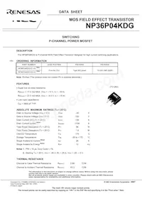 NP36P04KDG-E1-AY Datasheet Pagina 3