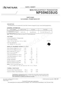 NP55N03SUG-E1-AY Datasheet Page 3
