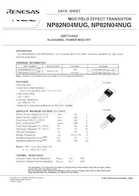 NP82N04NUG-S18-AY Datasheet Pagina 3