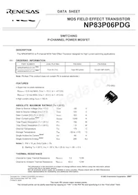 NP83P06PDG-E1-AY Datasheet Page 3