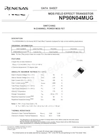 NP90N04MUG-S18-AY Datenblatt Seite 3