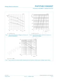 PHP110NQ08T Datasheet Page 7