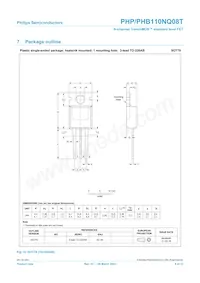 PHP110NQ08T Datasheet Page 9