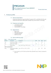 PMG45UN Datasheet Page 2