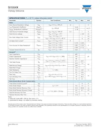SI1054X-T1-E3 Datasheet Page 2