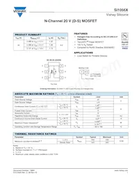 SI1056X-T1-GE3 Datasheet Cover