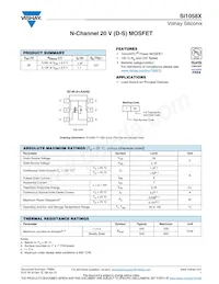 SI1058X-T1-GE3 Datasheet Cover