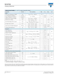SI1073X-T1-E3 Datasheet Page 2