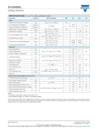 SI1304BDL-T1-GE3 Datasheet Page 2