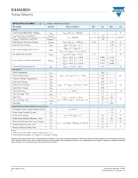 SI1405BDH-T1-E3 Datasheet Page 2