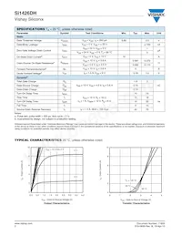 SI1426DH-T1-GE3 Datasheet Page 2