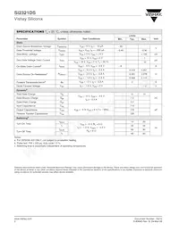 SI2321DS-T1-GE3 Datasheet Page 2