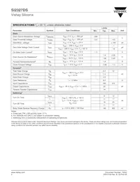 SI2327DS-T1-GE3 Datasheet Page 2