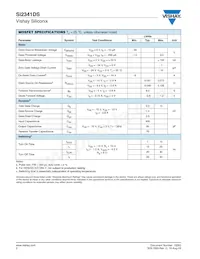 SI2341DS-T1-GE3 Datasheet Page 2