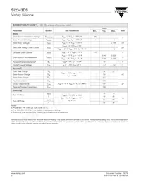 SI2343DS-T1 Datasheet Page 2