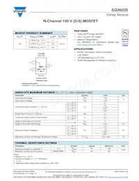 SI2392DS-T1-GE3 Datasheet Copertura