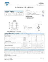 SI3410DV-T1-E3 Datasheet Cover