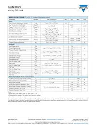 SI3424BDV-T1-E3 Datasheet Page 2