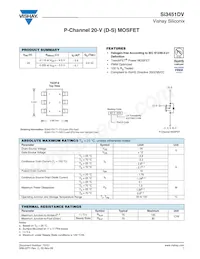 SI3451DV-T1-GE3 Datasheet Cover