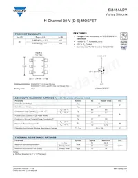 SI3454ADV-T1-GE3 Datasheet Cover