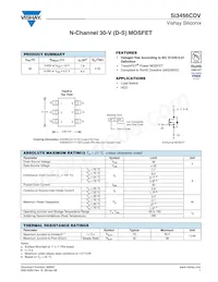 SI3456CDV-T1-GE3 Datasheet Cover