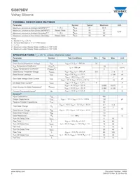 SI3879DV-T1-GE3 Datasheet Page 2