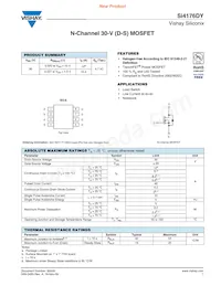 SI4176DY-T1-GE3 Datasheet Cover