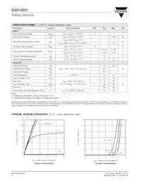 SI4418DY-T1-GE3 Datasheet Page 2