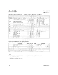 SI4435DY Datasheet Page 2