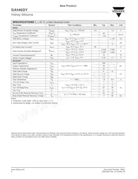 SI4446DY-T1-GE3 Datasheet Page 2