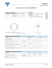 SI4466DY-T1-GE3 Datasheet Cover