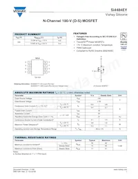 SI4484EY-T1-GE3 Datasheet Cover