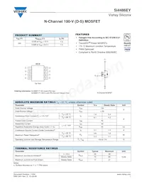 SI4486EY-T1-GE3 Datasheet Cover