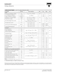 SI4654DY-T1-E3 Datasheet Page 2