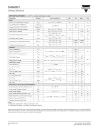 SI4660DY-T1-E3 Datasheet Page 2