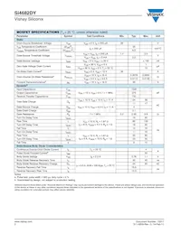SI4682DY-T1-GE3 Datasheet Page 2