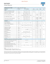 SI4752DY-T1-GE3 Datasheet Page 2