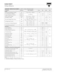 SI4831BDY-T1-GE3 Datasheet Page 2