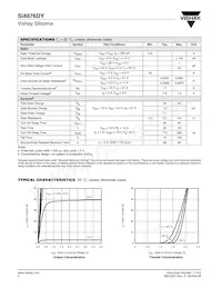 SI4876DY-T1-GE3 Datasheet Page 2