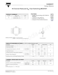 SI4886DY-T1-GE3 Datasheet Cover