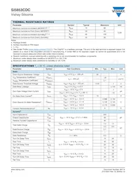 SI5853CDC-T1-E3 Datasheet Page 2