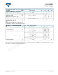 SI5853CDC-T1-E3 Datasheet Page 3
