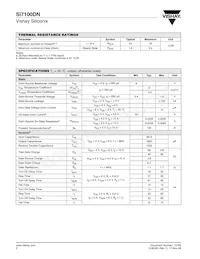 SI7100DN-T1-GE3 Datasheet Page 2