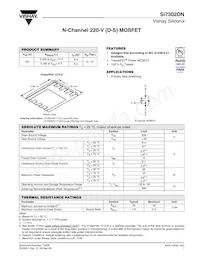 SI7302DN-T1-GE3 Datasheet Cover